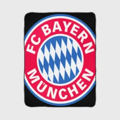 German Football Club FC Bayern Munich Logo Fleece Blanket 1