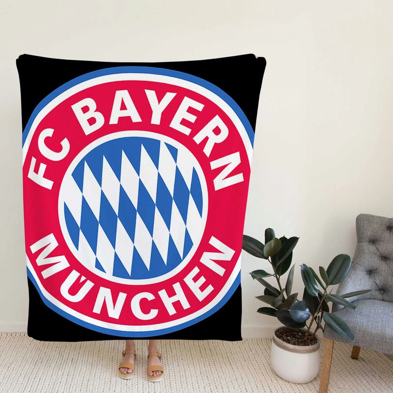 German Football Club FC Bayern Munich Logo Fleece Blanket