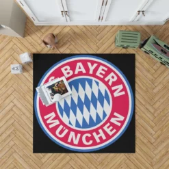 German Football Club FC Bayern Munich Logo Rug