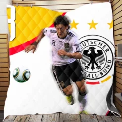 German Sports Player Mesut Ozil Quilt Blanket