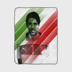 Gianluigi Buffon Awarded Serie A Football Player Fleece Blanket 1