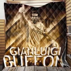 Gianluigi Buffon Coppa Italia Football Player Quilt Blanket