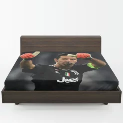 Gianluigi Buffon Excellent Juventus GoalKeeper Fitted Sheet 1