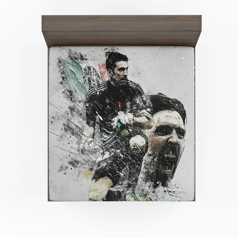 Gianluigi Buffon Italian Professional Football Player Fitted Sheet