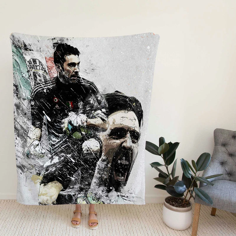 Gianluigi Buffon Italian Professional Football Player Fleece Blanket