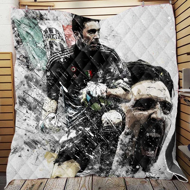 Gianluigi Buffon Italian Professional Football Player Quilt Blanket