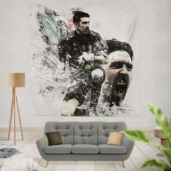 Gianluigi Buffon Italian Professional Football Player Tapestry