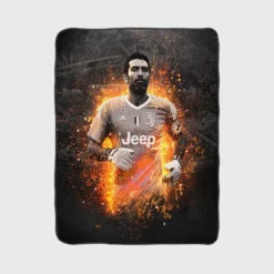 Gianluigi Buffon Popular Juventus Football Player Fleece Blanket 1