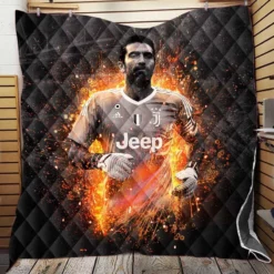Gianluigi Buffon Popular Juventus Football Player Quilt Blanket