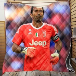 Gianluigi Buffon Strong Juventus Captain Quilt Blanket