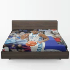 Giannis Antetokounmpo Famous Basketball Player Fitted Sheet 1