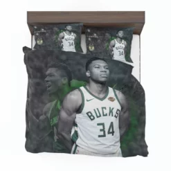 Giannis Antetokounmpo Professional NBA Player Bedding Set 1