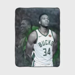 Giannis Antetokounmpo Professional NBA Player Fleece Blanket 1