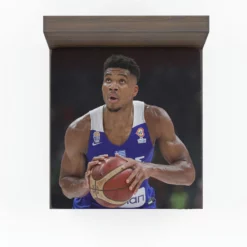 Giannis Antetokounmpo Strong Basketball Player Fitted Sheet