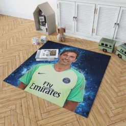 Gigi Buffon  Exellelant Goalkeeper in PSG Rug 1