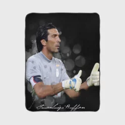 Gigi Buffon  Popular Juve Football Player Fleece Blanket 1