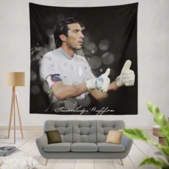 Gigi Buffon  Popular Juve Football Player Tapestry