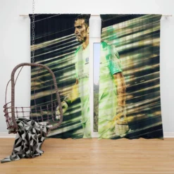 Gigi Buffon  Professional PSG Football Player Window Curtain