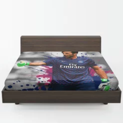 Gigi Buffon  Top Ranked PSG Football Player Fitted Sheet 1