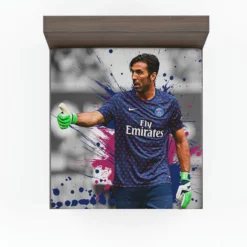 Gigi Buffon  Top Ranked PSG Football Player Fitted Sheet