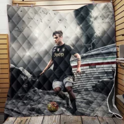 Goal driven Soccer Player Paulo Dybala Quilt Blanket