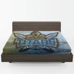 Gold Coast Titans Professional NRL Rugby Football Club Fitted Sheet 1