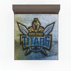 Gold Coast Titans Professional NRL Rugby Football Club Fitted Sheet