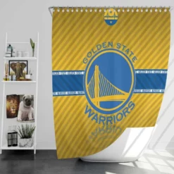 Golden State Warriors American Professional Basketball Team Shower Curtain