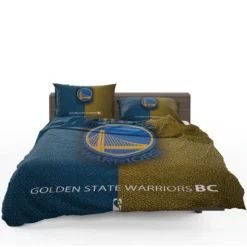 Golden State Warriors NBA Basketball Logo Bedding Set