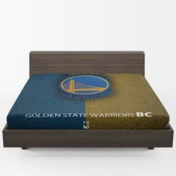 Golden State Warriors NBA Basketball Logo Fitted Sheet 1