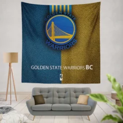 Golden State Warriors NBA Basketball Logo Tapestry