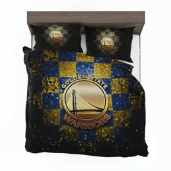 Golden State Warriors NBA Basketball Team Logo Bedding Set 1