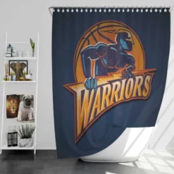 Golden State Warriors NBA Basketball team Shower Curtain