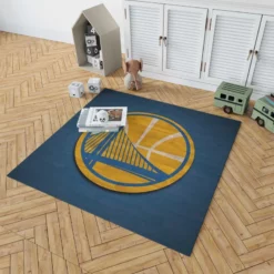 Golden State Warriors NBA Energetic Basketball Club Rug 1