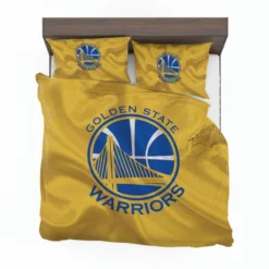 Golden State Warriors Professional Basketball Club Logo Bedding Set 1