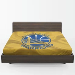 Golden State Warriors Professional Basketball Club Logo Fitted Sheet 1