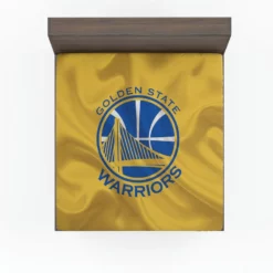 Golden State Warriors Professional Basketball Club Logo Fitted Sheet