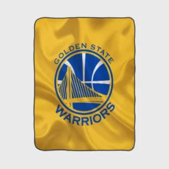 Golden State Warriors Professional Basketball Club Logo Fleece Blanket 1