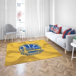 Golden State Warriors Professional Basketball Club Logo Rug 2