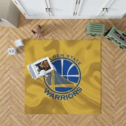 Golden State Warriors Professional Basketball Club Logo Rug