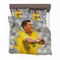 Graceful Brazil Footballer Roberto Firmino Bedding Set 1