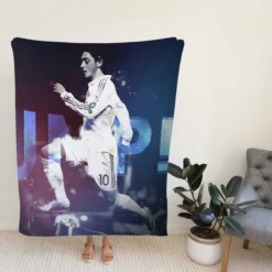 Graceful European Football Player Mesut Ozil Fleece Blanket