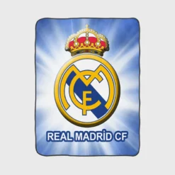 Graceful Football Club Real Madrid Fleece Blanket 1