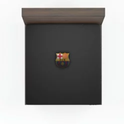 Graceful Spanish Soccer Club FC Barcelona Fitted Sheet