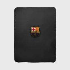 Graceful Spanish Soccer Club FC Barcelona Fleece Blanket 1