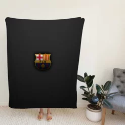 Graceful Spanish Soccer Club FC Barcelona Fleece Blanket