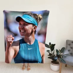 Grand Slam Tennis Simona Halep Fleece Blanket