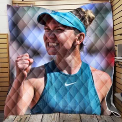 Grand Slam Tennis Simona Halep Quilt Blanket