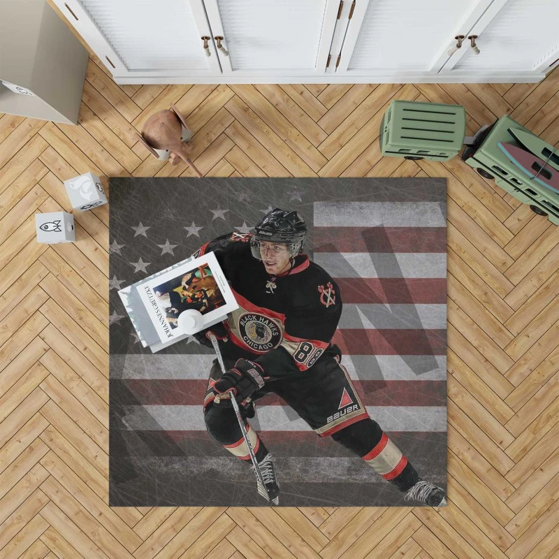 Great Right Winger Patrick Kane Rug