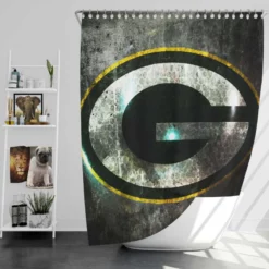 Green Bay Packers Exellelant NFL Football Club Shower Curtain